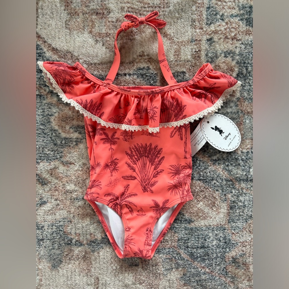 Janie and Jack Disney Moana swimsuit bathing suit 2T NWT